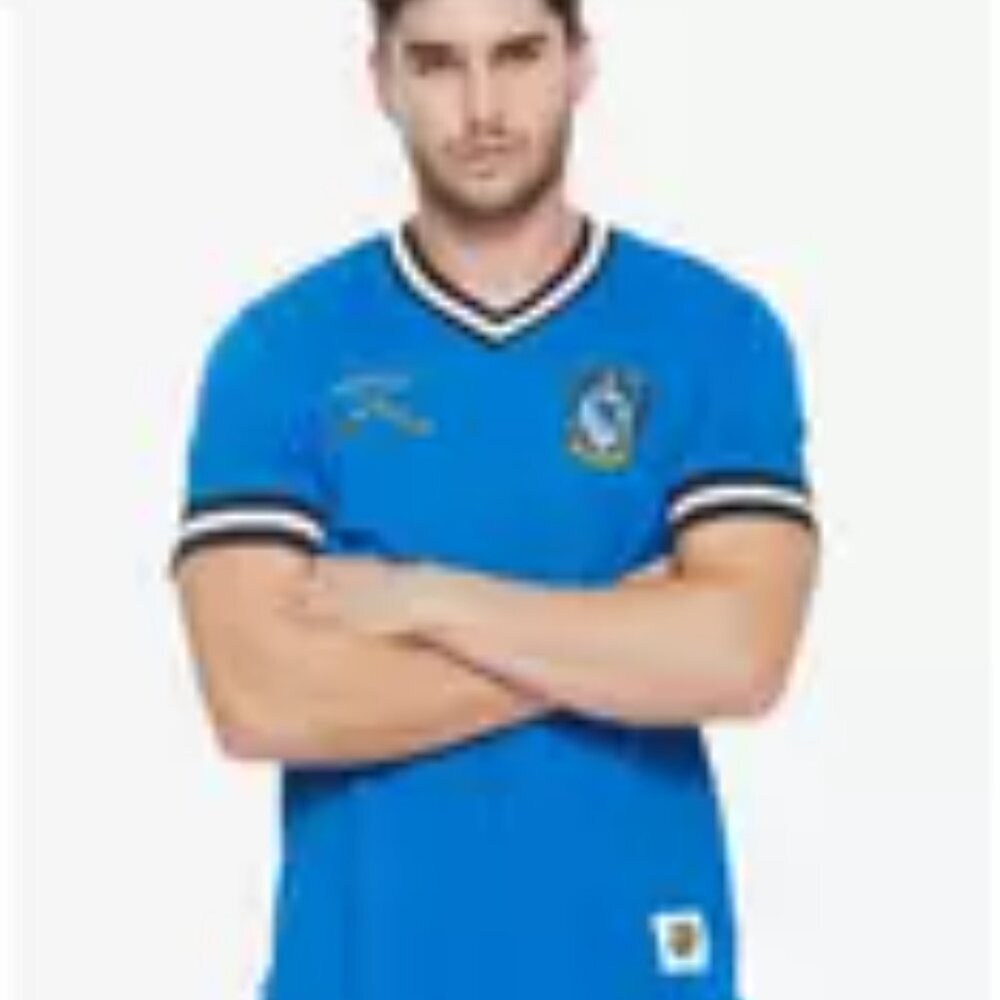 Box Lunch x Harry Potter Ravenclaw Quidditch Jersey w/Embroidered Logo size Med - Picture 8 of 8